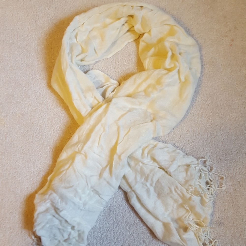 Basic Cream Colored Scarf